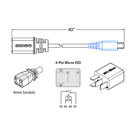 uActivate® 4-Pin ISO Micro spcifications